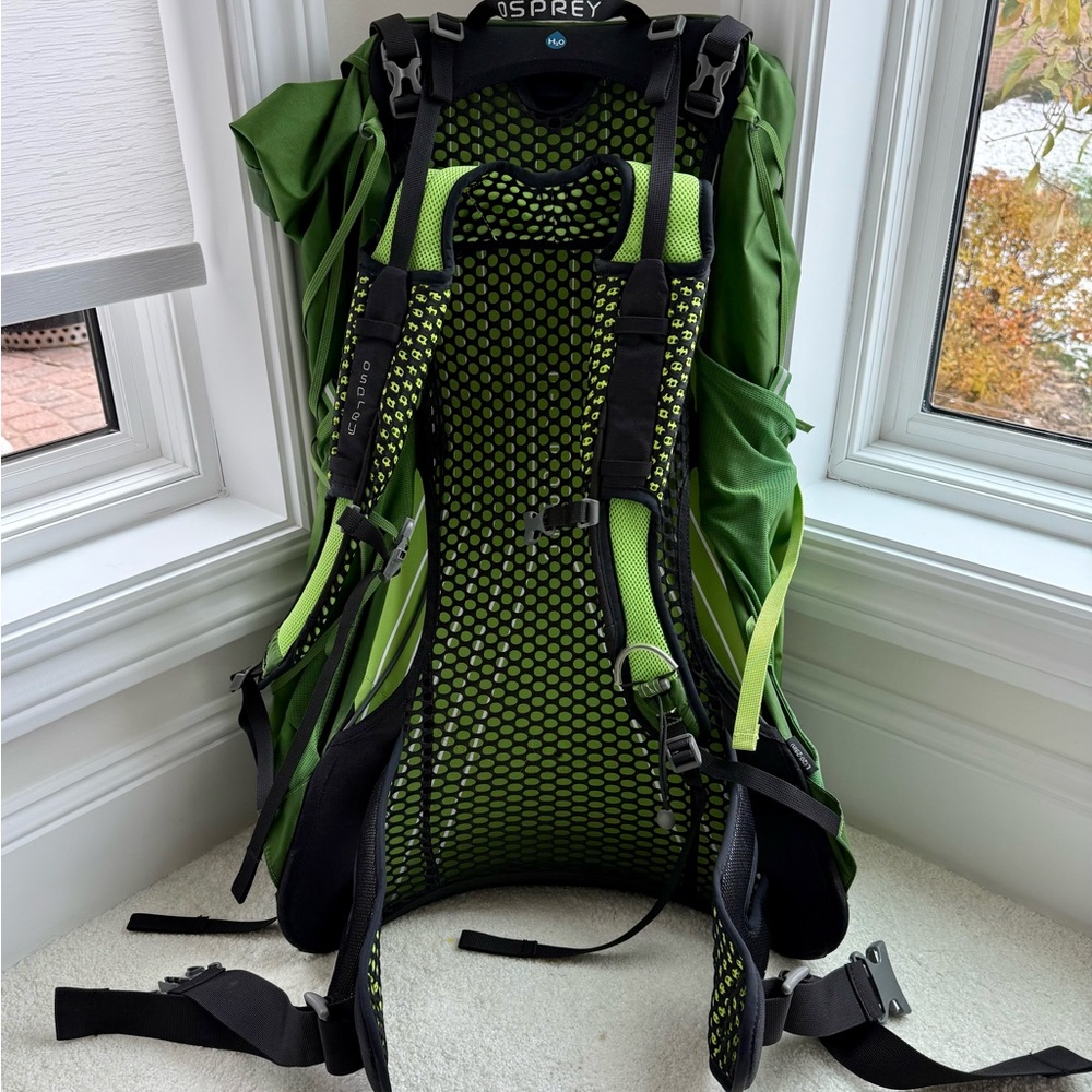 Osprey Exos 38 Forest Green Backpack - Picture 3 of 4